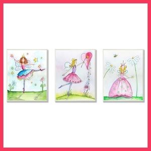 Ballerina Fairy Printed Canvas Art